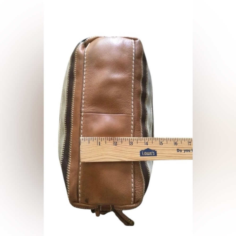 Fossil Striped Patchwork Shoulder Bag Vintage - image 5